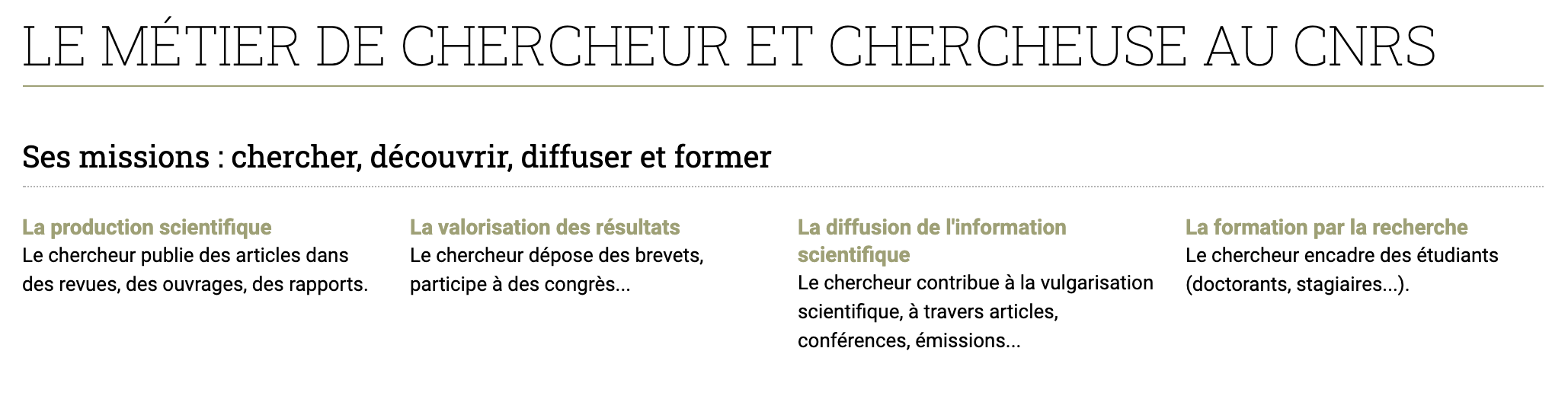 chercheur au CNRS