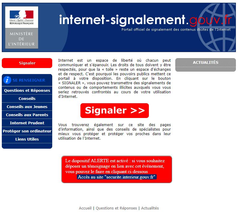 www.internet-signalement.gouv.fr